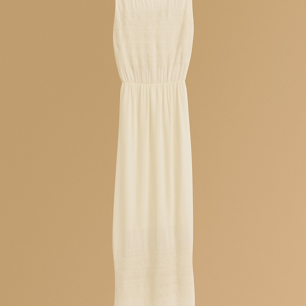 DaVinci Blue Halter Maxi Dress for Weddings